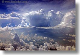 aerial clouds, asia, bhutan, clouds, horizontal, photograph