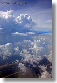 aerial clouds, asia, bhutan, clouds, vertical, photograph
