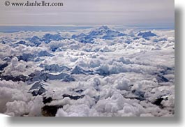 aerial clouds, asia, bhutan, clouds, horizontal, mountains, photograph