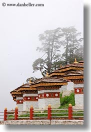 asia, asian, bhutan, buddhist, dochula pass, mini, religious, stupas, style, vertical, photograph