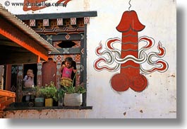 arts, asia, bhutan, frescoes, horizontal, paintings, penis, photograph