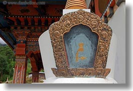 asia, bhutan, buddhas, buddhist, chortens, horizontal, khamsum ulley chorten, religious, photograph