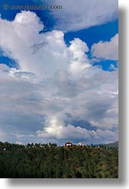 asia, bhutan, clouds, cumulus, fog clouds, landscapes, lush, vertical, photograph