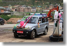 asia, bhutan, cars, festival, hindu, horizontal, photograph