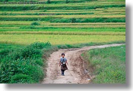 asia, asian, bhutan, childrens, horizontal, people, roads, style, photograph