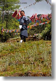 asia, asian, bhutan, bhutanese, emotions, gho, men, people, smiles, style, traditional, vertical, photograph