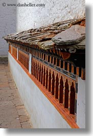 asia, asian, bhutan, buddhist, prayers, religious, rinpung dzong, style, vertical, wheels, photograph