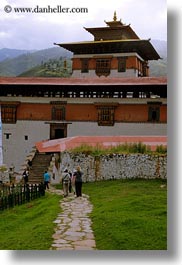 asia, asian, bhutan, buddhist, dzong, religious, rinpung, rinpung dzong, style, vertical, photograph