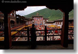 asia, asian, bhutan, crowds, horizontal, people, style, wangduephodrang dzong, watching, womens, photograph