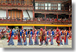 asia, asian, bhutan, buddhist, clothes, costumes, dancers, events, festival, horizontal, people, religious, stills, style, wangduephodrang dzong, womens, photograph