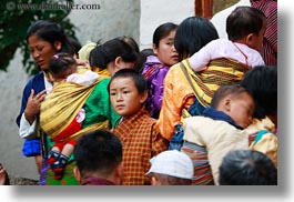 asia, asian, bhutan, boys, crowds, horizontal, people, wangduephodrang dzong, photograph