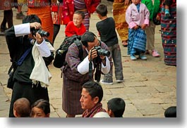 asia, asian, bhutan, horizontal, men, people, photographers, wangduephodrang dzong, photograph