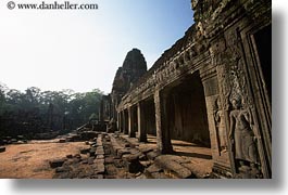 angkor thom, apsara, asia, bas reliefs, bayon, cambodia, horizontal, photograph