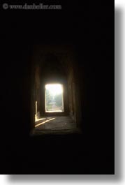 angkor wat, asia, bright, cambodia, dark, doors, halls, vertical, photograph