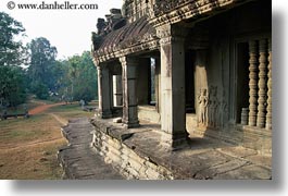 angkor wat, asia, cambodia, east, east entrance, entrance, horizontal, pillars, photograph