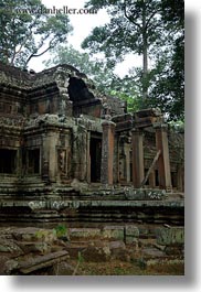 angkor wat, asia, cambodia, east, east entrance, gates, structures, vertical, photograph