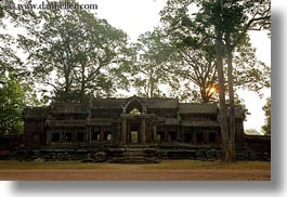 angkor wat, asia, cambodia, east, east entrance, gates, horizontal, structures, photograph