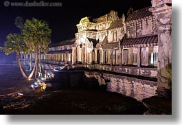 angkor wat, asia, cambodia, foyer, horizontal, lighting, long exposure, main, nite, photograph