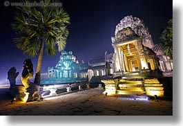 angkor wat, asia, cambodia, foyer, horizontal, lighting, long exposure, main, nite, photograph