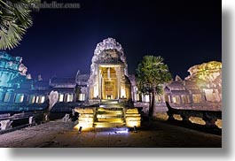 angkor wat, asia, cambodia, foyer, horizontal, lighting, long exposure, main, nite, photograph