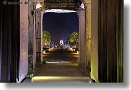 angkor wat, asia, cambodia, horizontal, long exposure, nite, pillars, views, photograph