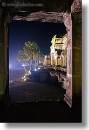 angkor wat, asia, cambodia, long exposure, nite, pillars, vertical, views, photograph