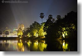 images/Asia/Cambodia/AngkorWat/Night/west-gate-moat-reflection-trees-02.jpg