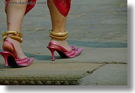 angkor wat, asia, cambodia, heeled, high, horizontal, people, pink, shoes, womens, photograph
