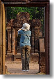 images/Asia/Cambodia/BanteaySrei/People/photographing-thru-door-2.jpg