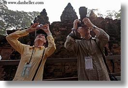 asia, banteay srei, cambodia, horizontal, people, photographing, photograph