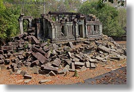 asia, beng mealea, cambodia, crumbling, horizontal, temples, photograph