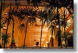 asia, cambodia, horizontal, hotels, lights, trees, photograph