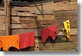 asia, cambodia, horizontal, laundry, shack, photograph