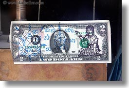 apsara, asia, bills, cambodia, dollar, horizontal, two, photograph