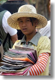 asia, cambodia, people, scarves, silk, vertical, womens, photograph