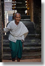 asia, cambodia, old, preah khan, vertical, womens, photograph