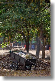 asia, barrow, cambodia, landscapes, scenics, vertical, wheels, photograph