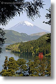 asia, fuji, hakone, japan, mountains, mt fuji, vertical, photograph