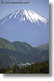 asia, fuji, hakone, hotels, japan, mountains, mt fuji, vertical, photograph
