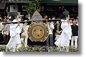 aoi matsuri festival, asia, drums, horizontal, japan, kyoto, parade, photograph