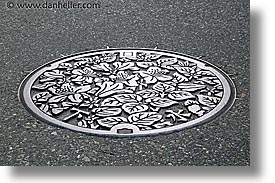 asia, horizontal, japan, japanese, manhole covers, manholes, photograph