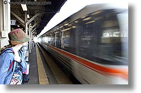 asia, bullet, horizontal, japan, slow exposure, speeding, trains, transportation, photograph