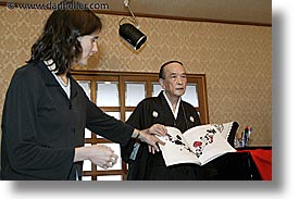 asia, calligraphers, calligraphy, horizontal, japan, lecture, people, photograph