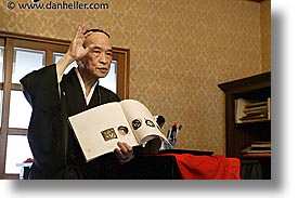 asia, calligraphers, calligraphy, horizontal, japan, lecture, people, photograph