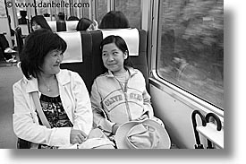 asia, daughter, horizontal, japan, mothers, people, takayama, trains, photograph