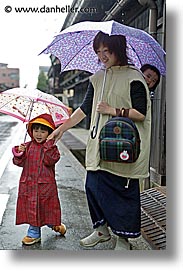 asia, girs, japan, people, takayama, umbrellas, vertical, photograph