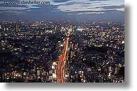 aerials, asia, cityscapes, horizontal, japan, long exposure, nite, tokyo, photograph