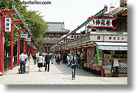 asia, horizontal, japan, kanto, sensoji temple, shops, tokyo, touristy, photograph