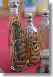 animals, asia, bottles, laos, luang prabang, snakes, vertical, photograph