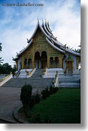 asia, buildings, haw kham, laos, luang prabang, palace, temples, vertical, photograph